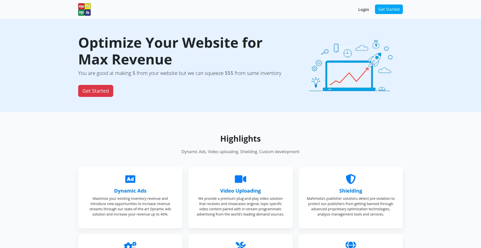 Mahimeta.com Screenshot