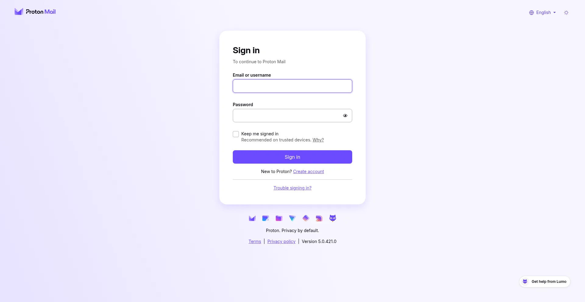 Mail.protonmail.com