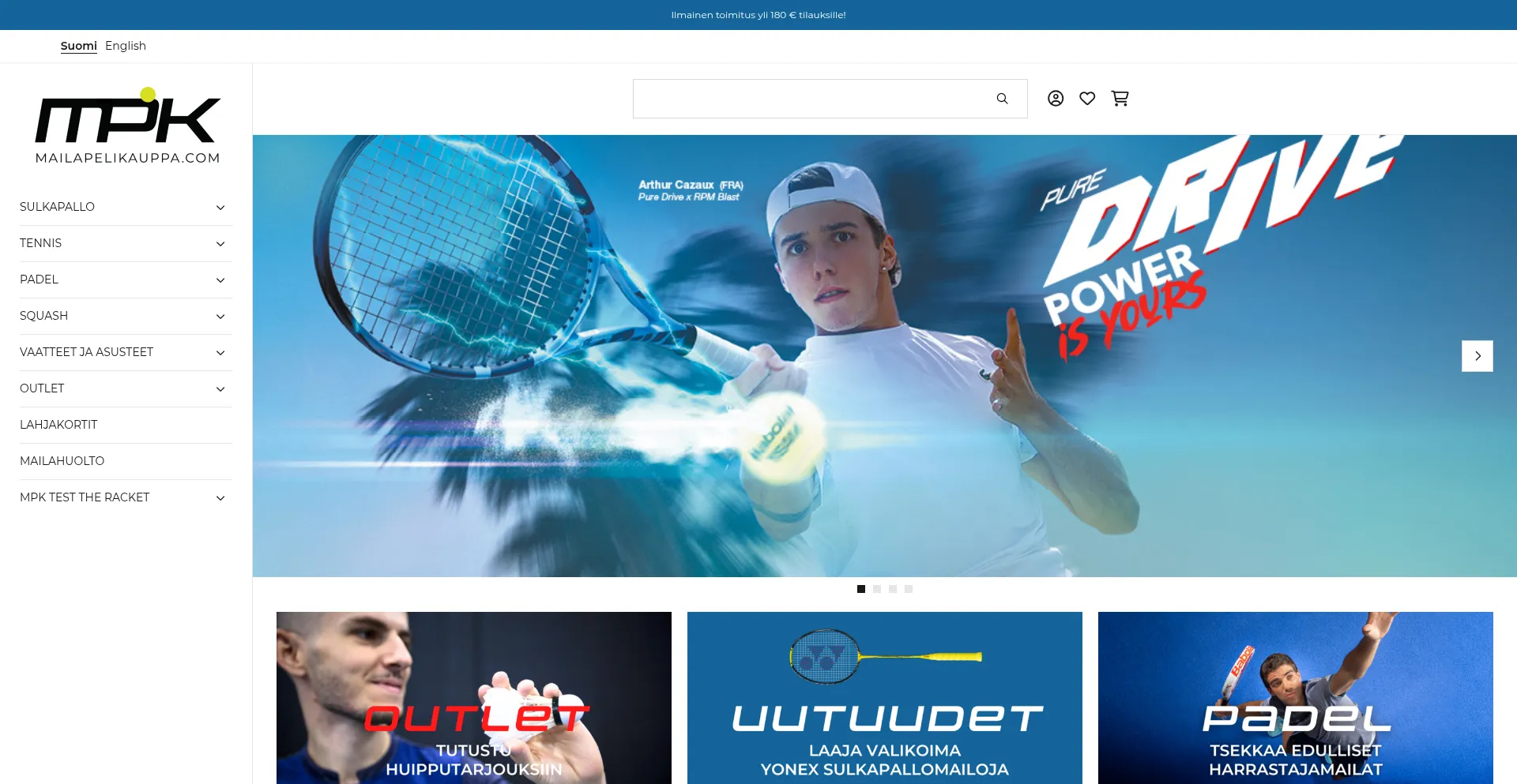 Mailapelikauppa.com Screenshot