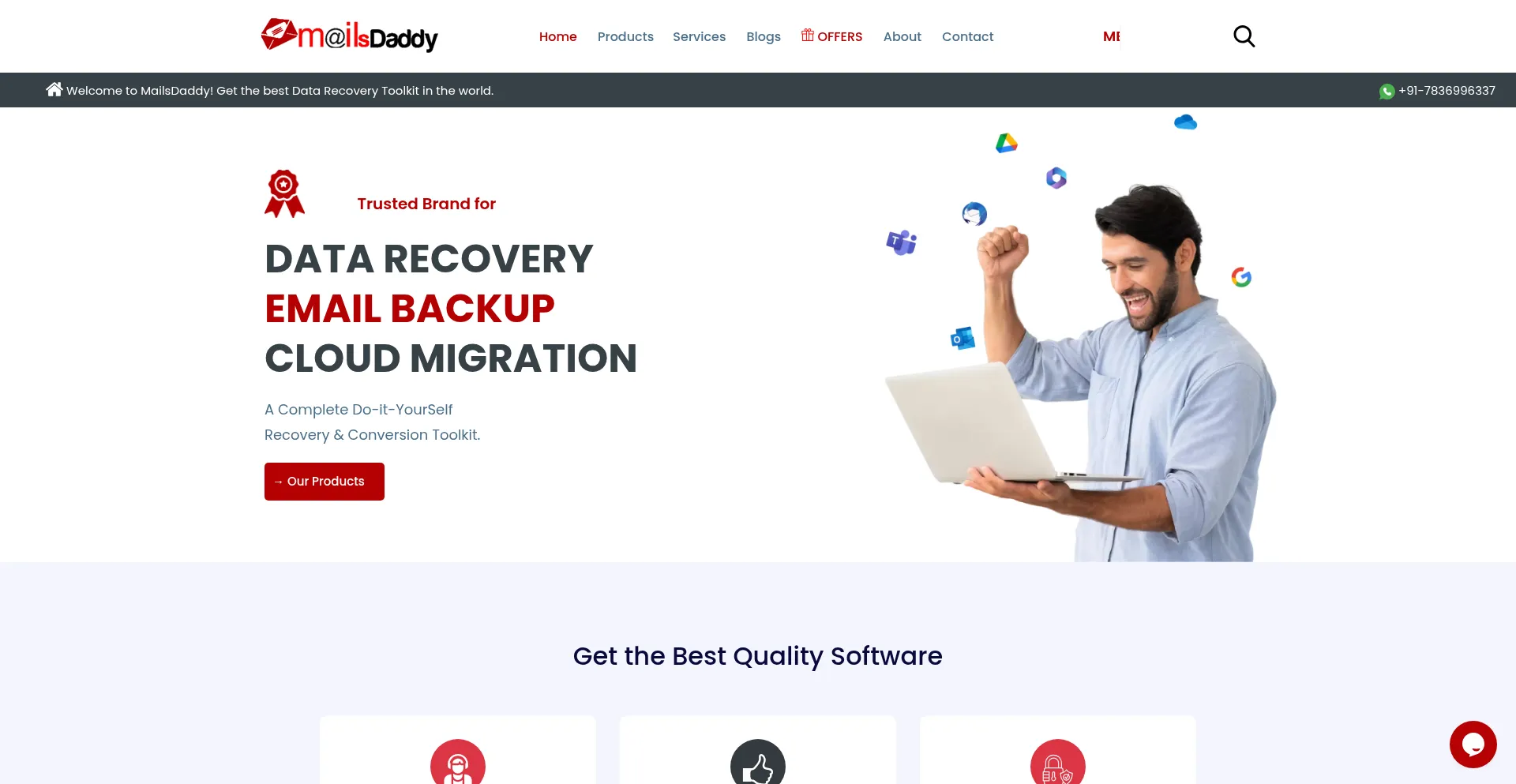 Mailsdaddy.com Screenshot