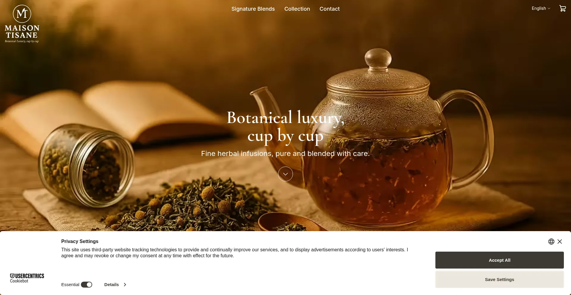 Maisontisane.nl Screenshot