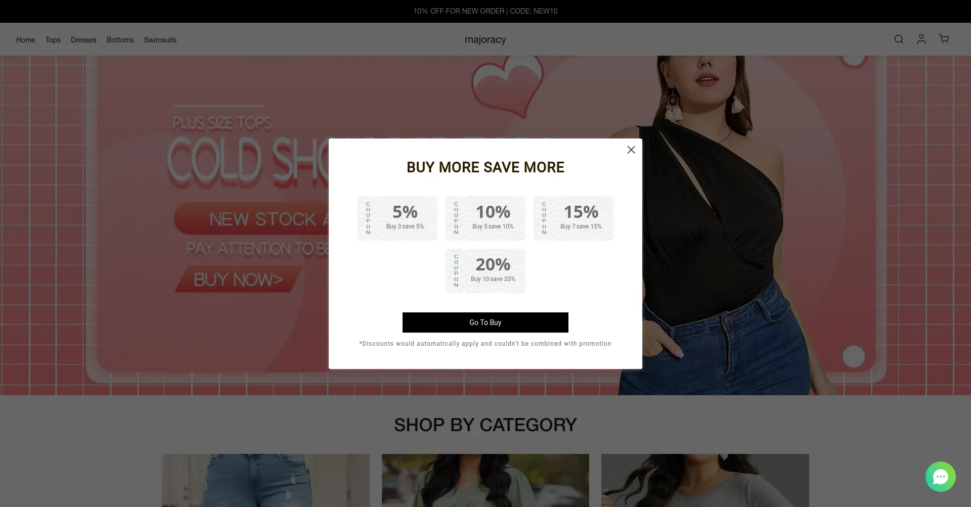 Website screenshot of Majoracy.com
