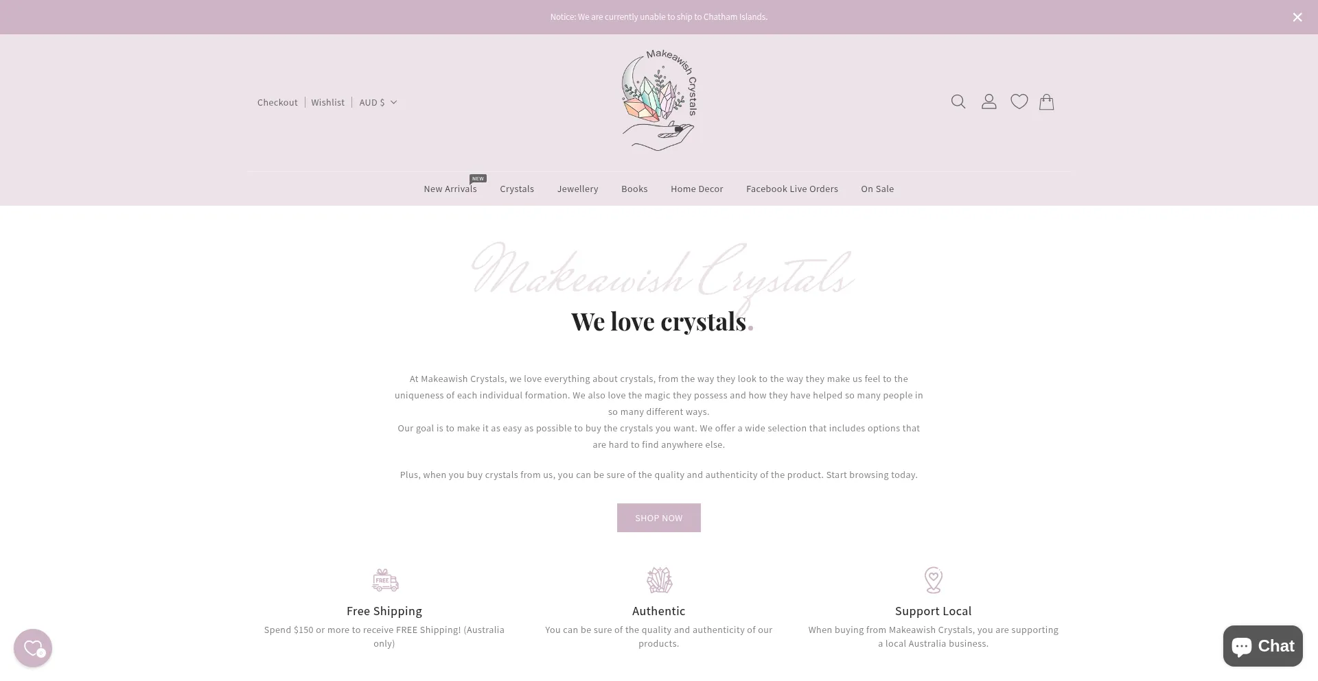 Makeawishcrystals.co.nz