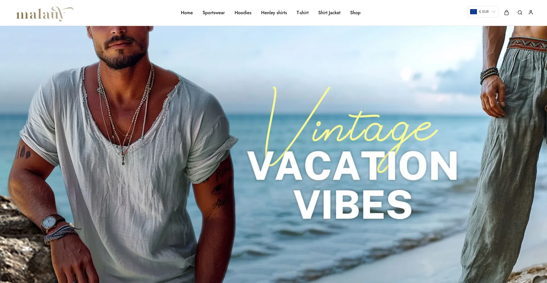 Website screenshot of Malauy.com