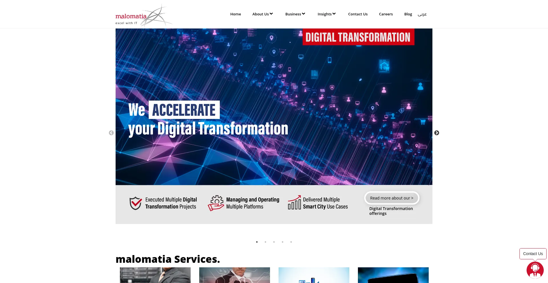 Malomatia.com Screenshot
