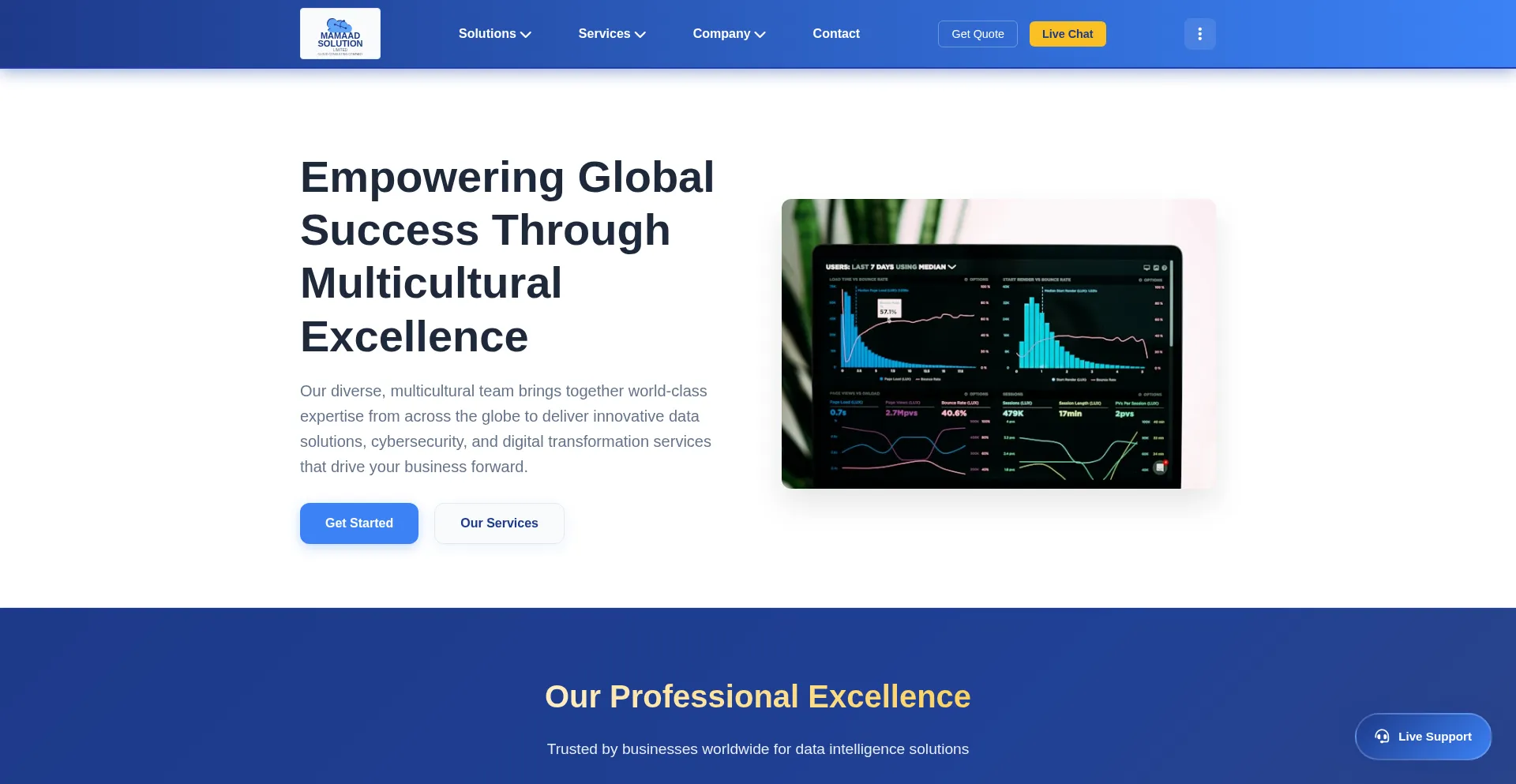 Mamaadsolution.com Screenshot