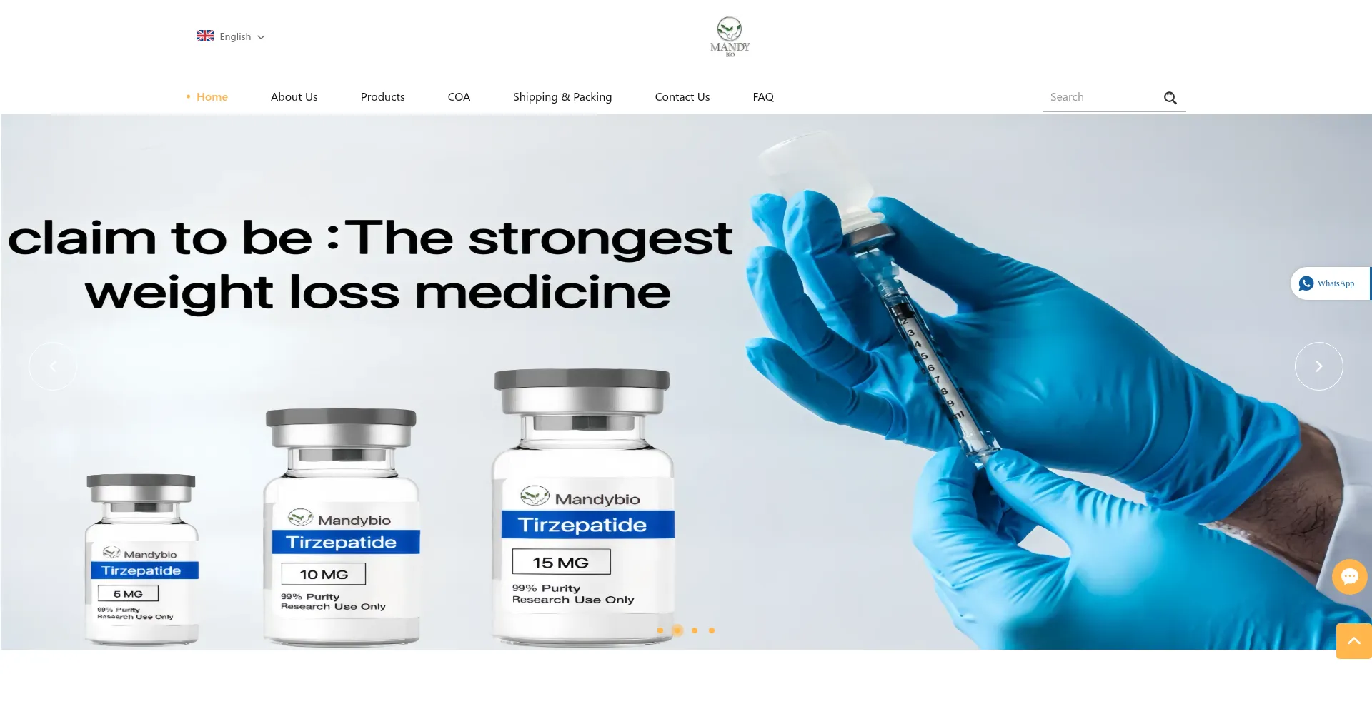 Mandybio.com Screenshot