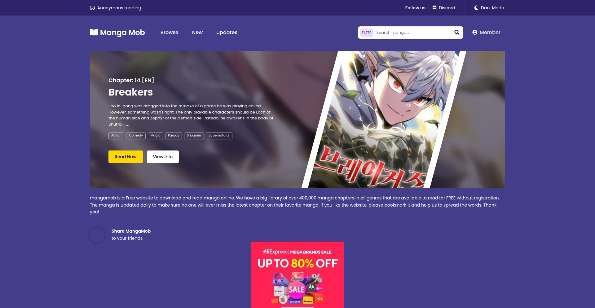 Is Mangamob.com Safe?