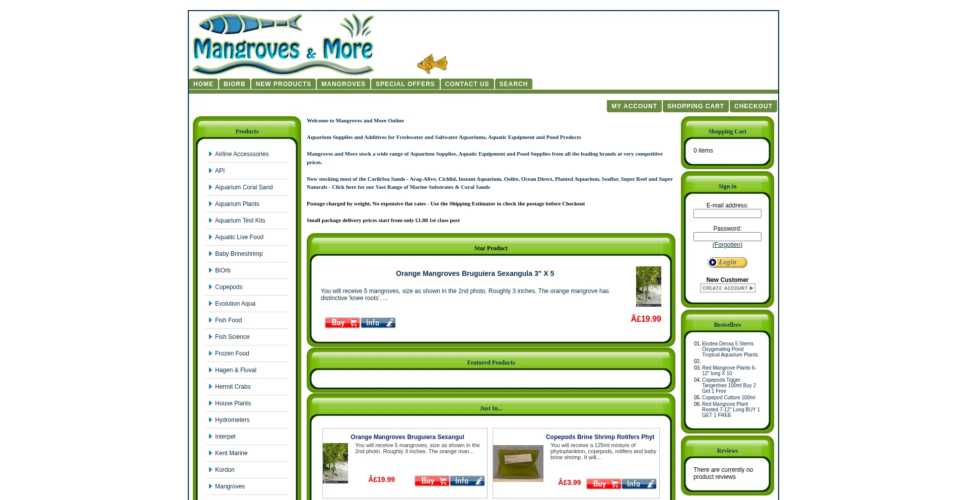Mangrovesandmore.co.uk Screenshot
