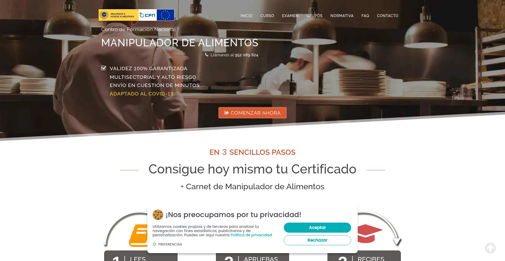 Is Manipulador-de-alimentos.es Safe?