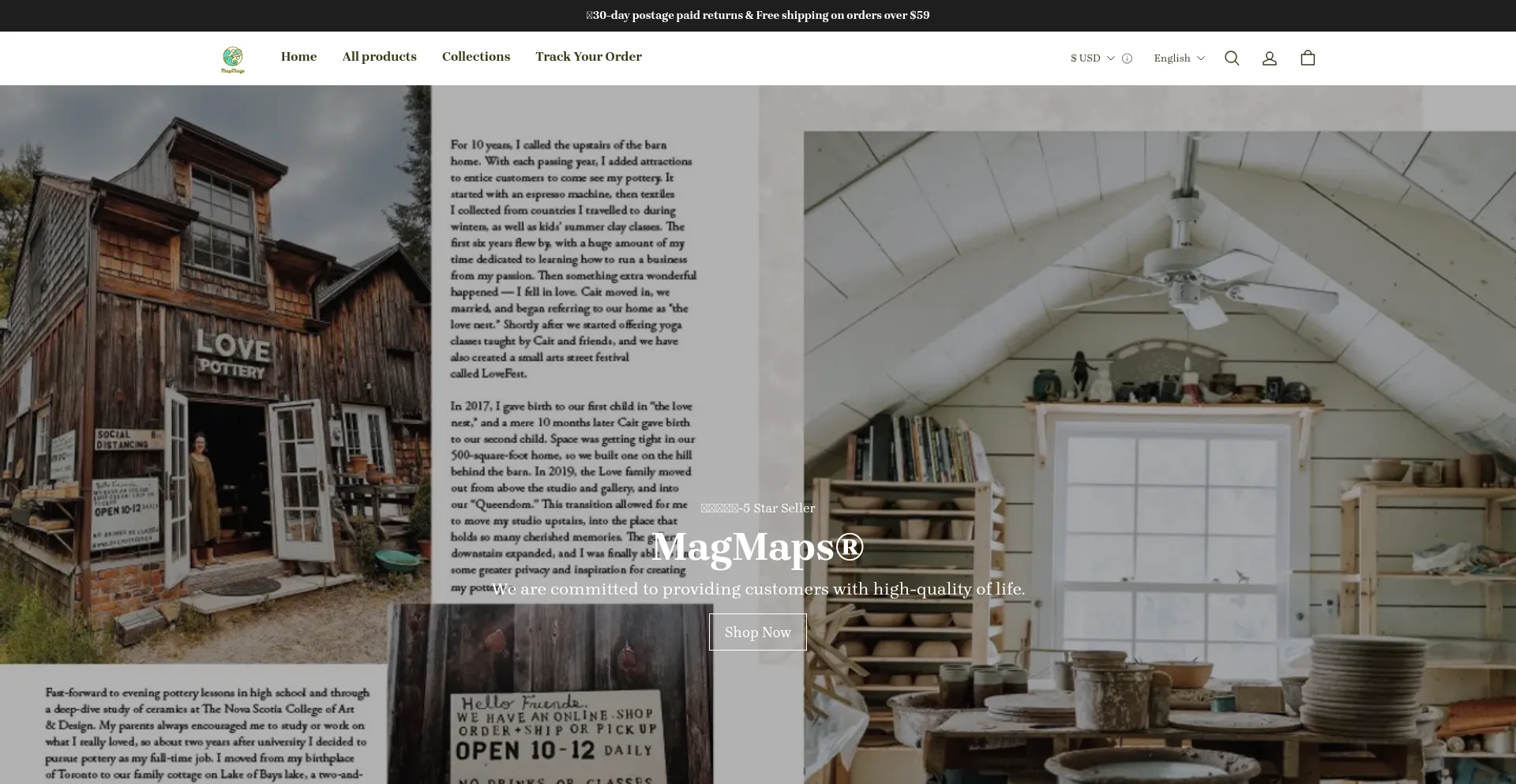 Mapmags.com Screenshot