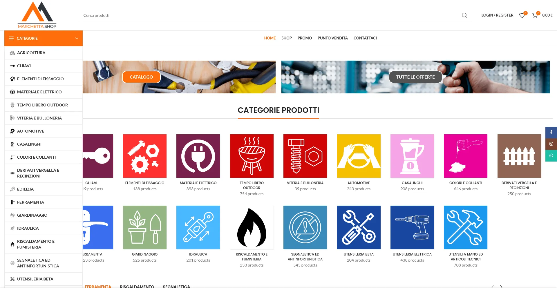 Marchettashop.it Screenshot