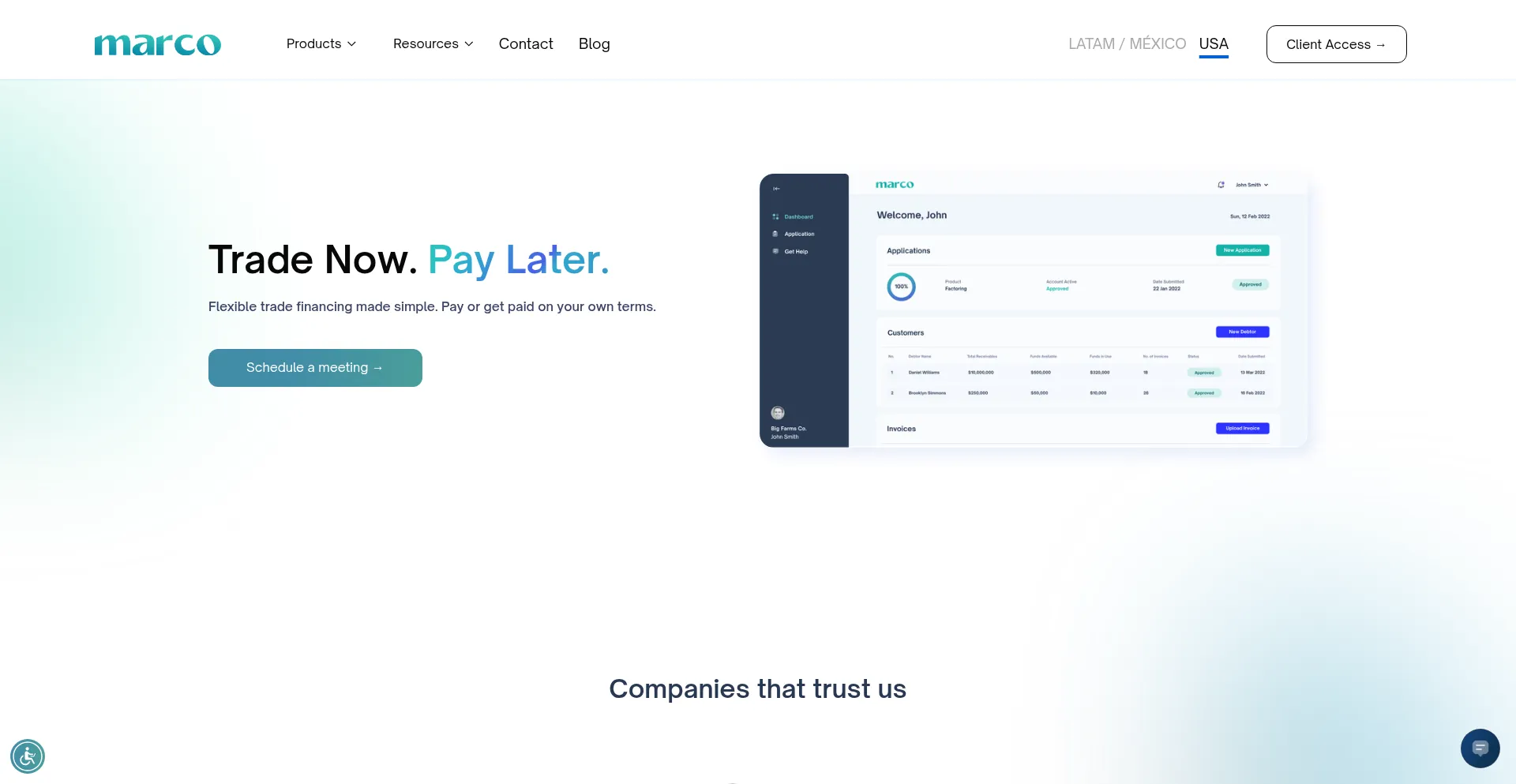 Marcofi.com Screenshot