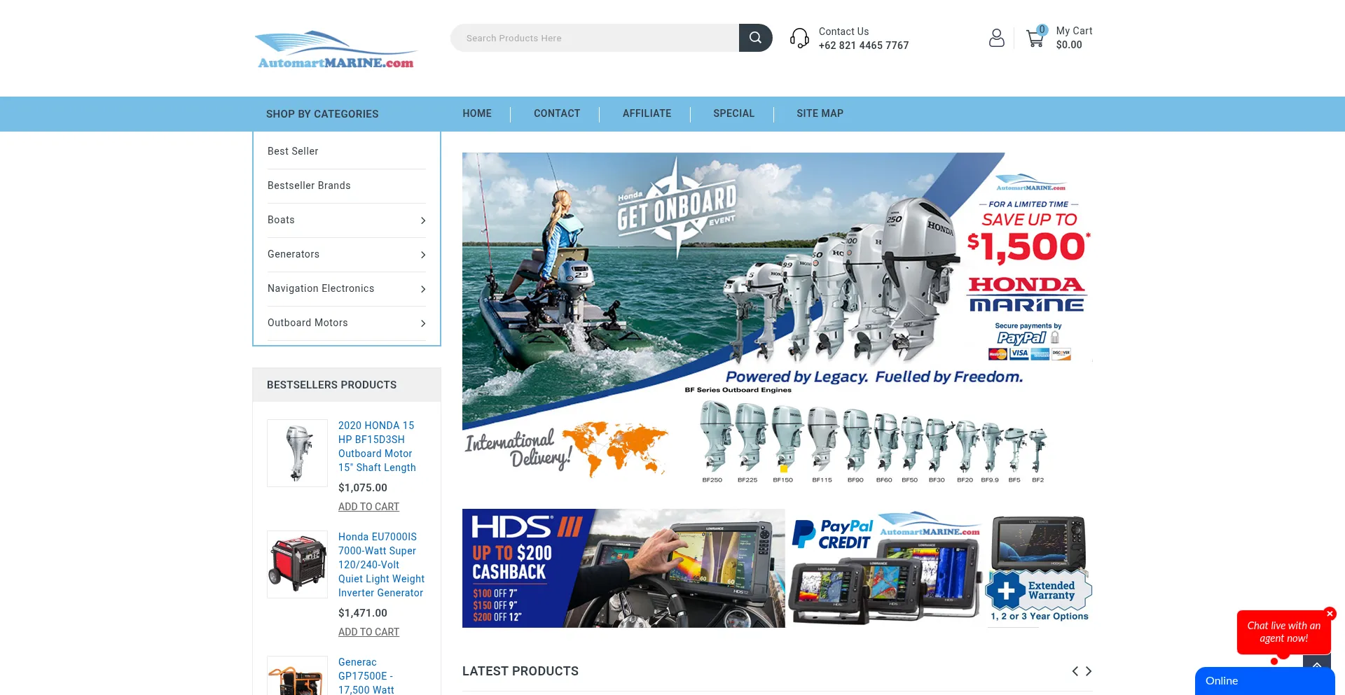 Marineautomart.com Screenshot