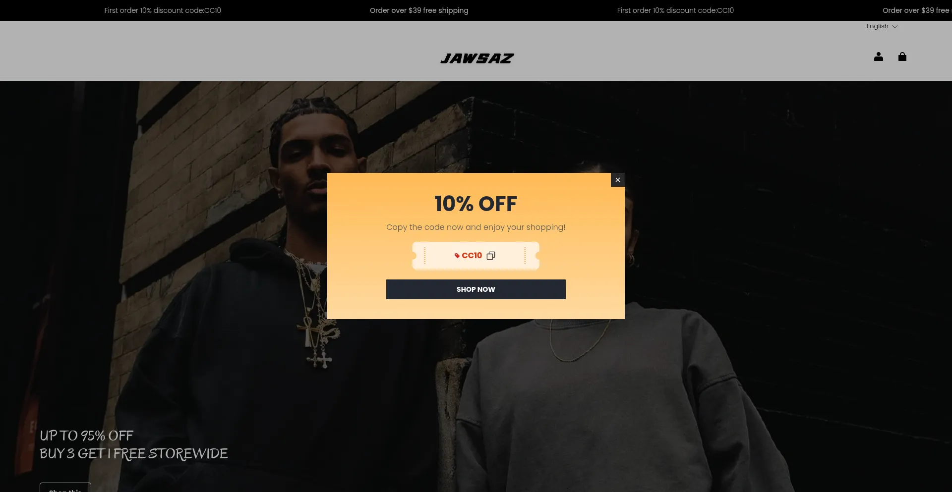 Website screenshot of Marisawe.com