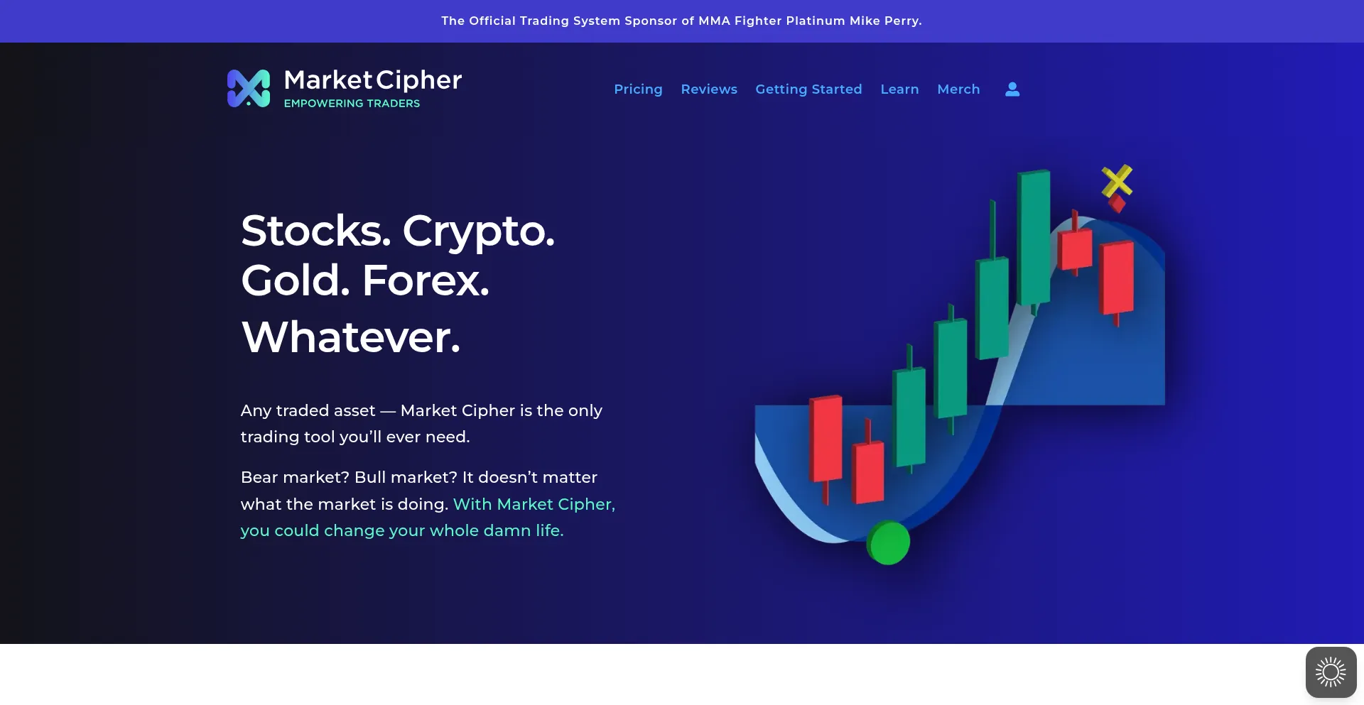 Marketciphertrading.com Screenshot
