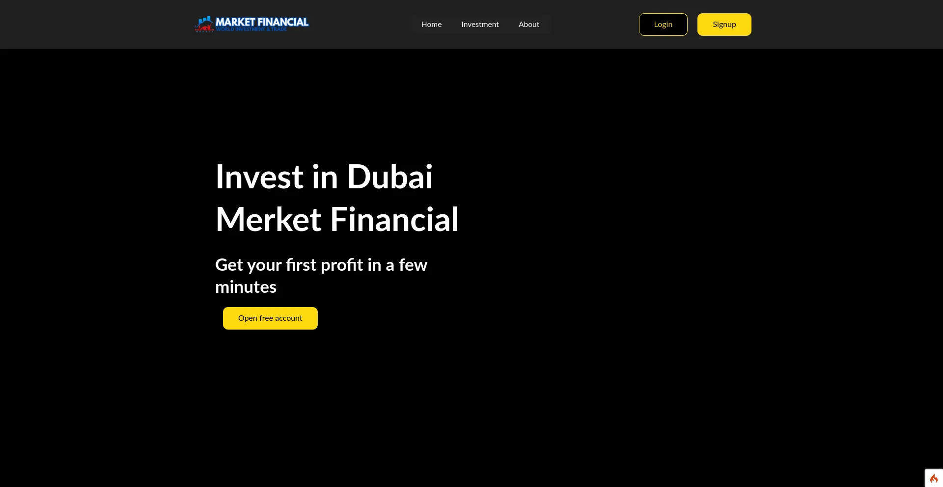 Website screenshot of Marketforex.site
