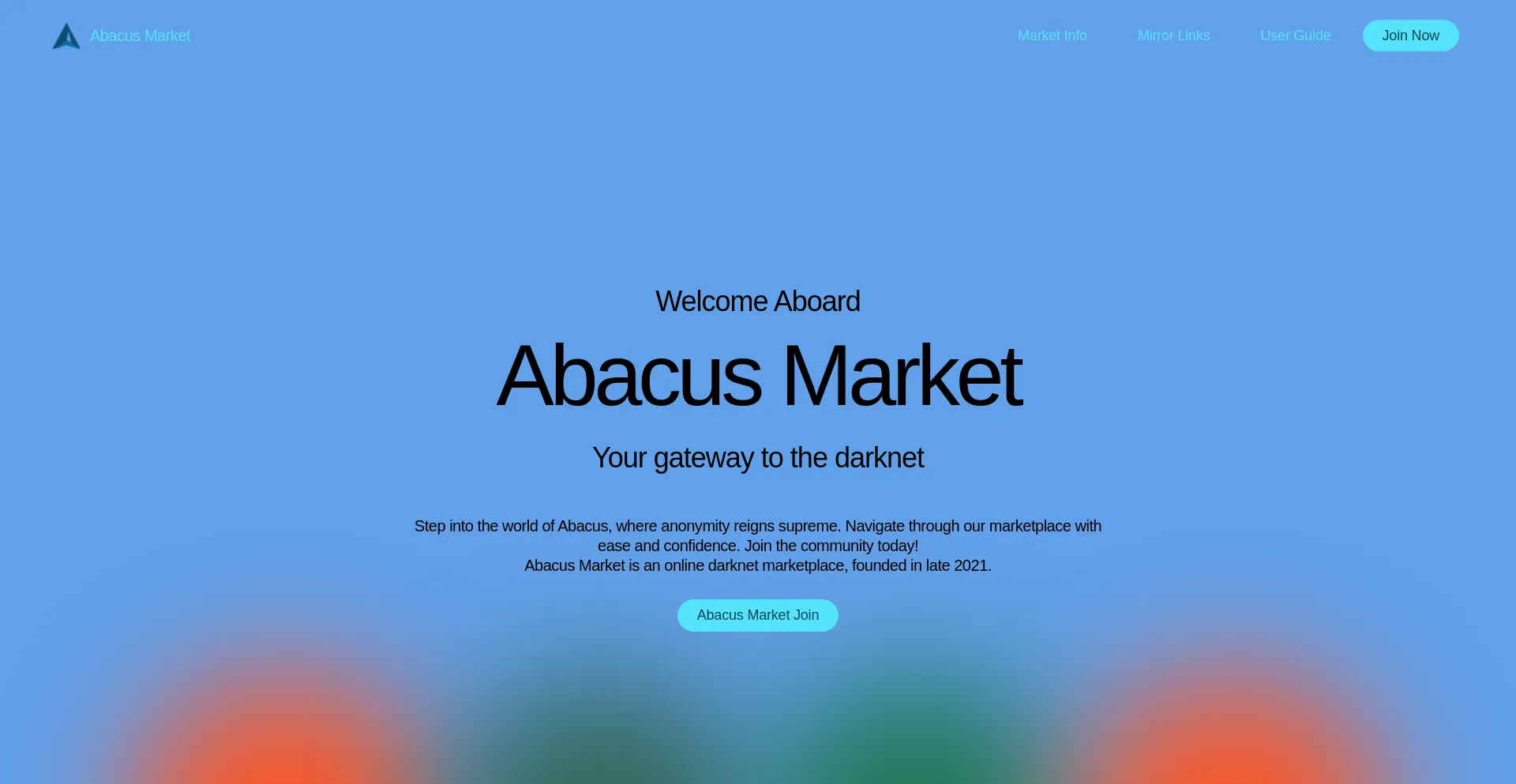 Website screenshot of Markets-abacus.com