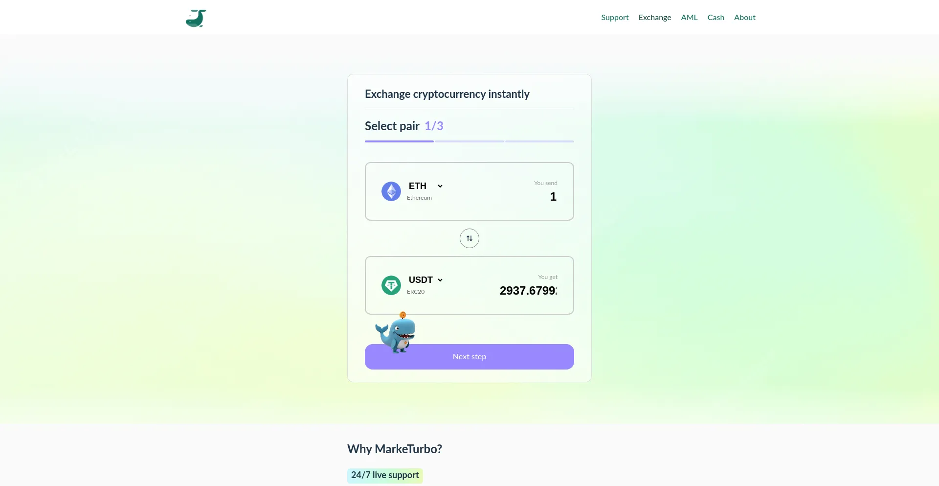 Website screenshot of Marketurbo.com