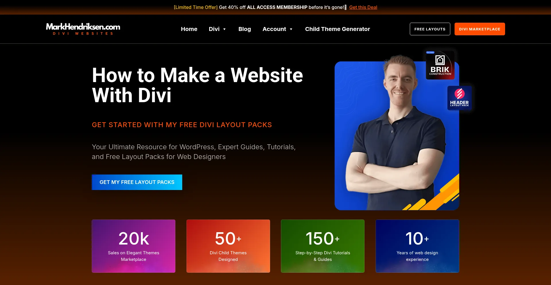 Markhendriksen.com Screenshot