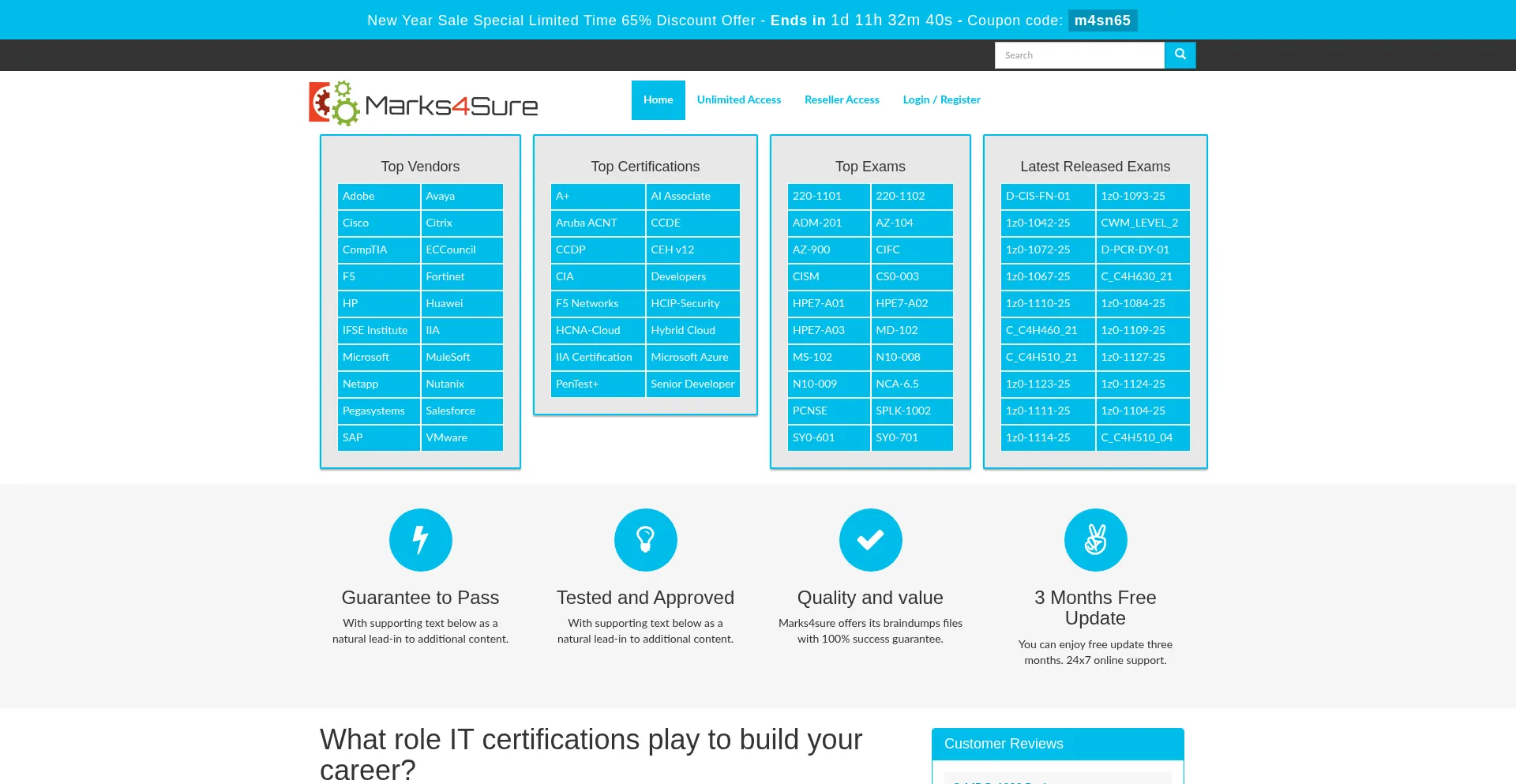 Marks4sure.net Reviews | Scam, Legit or Safe Check