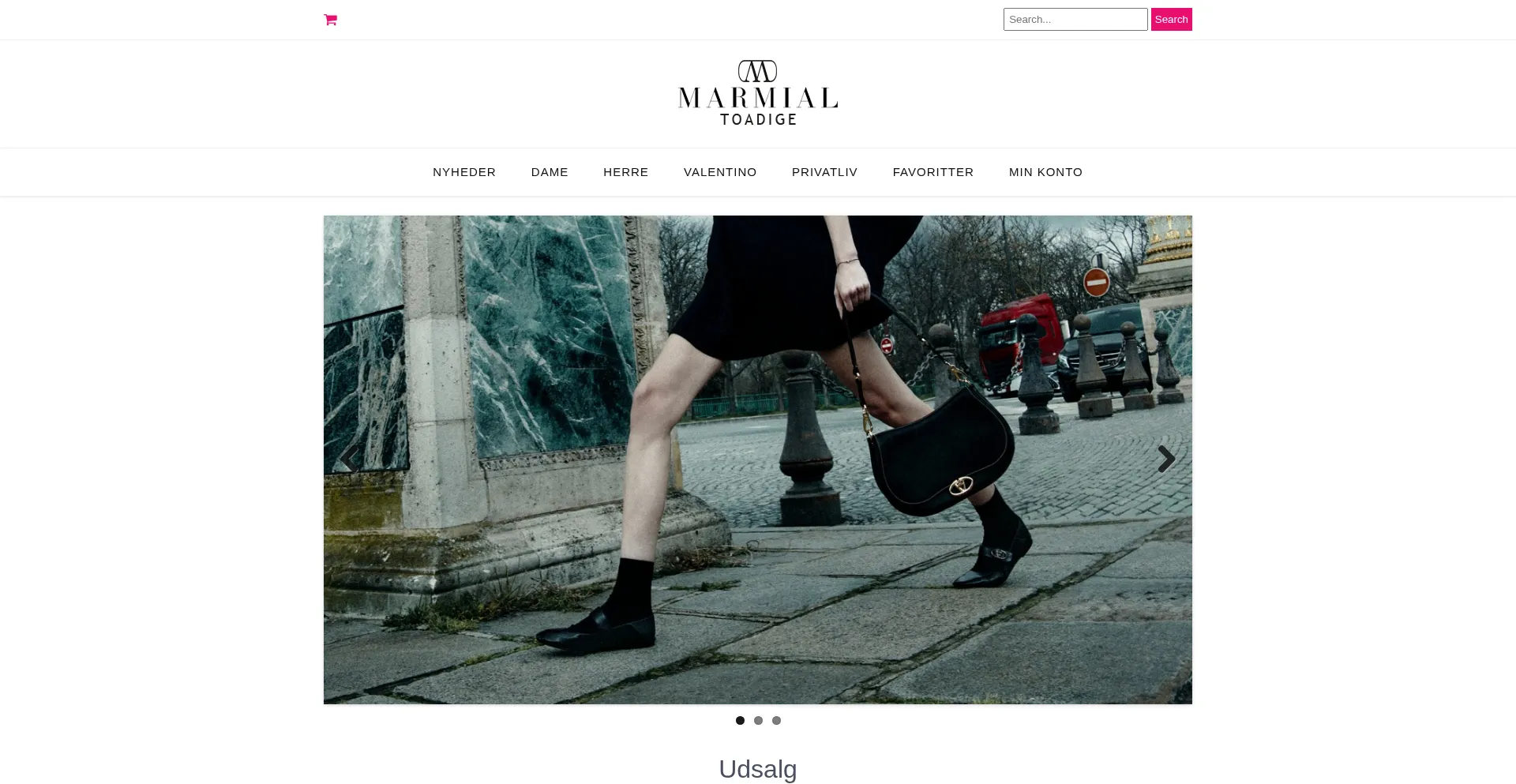 Website screenshot of Marmialtoadige.com