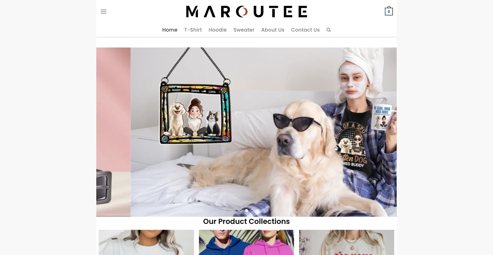 Website screenshot of Maroutee.com