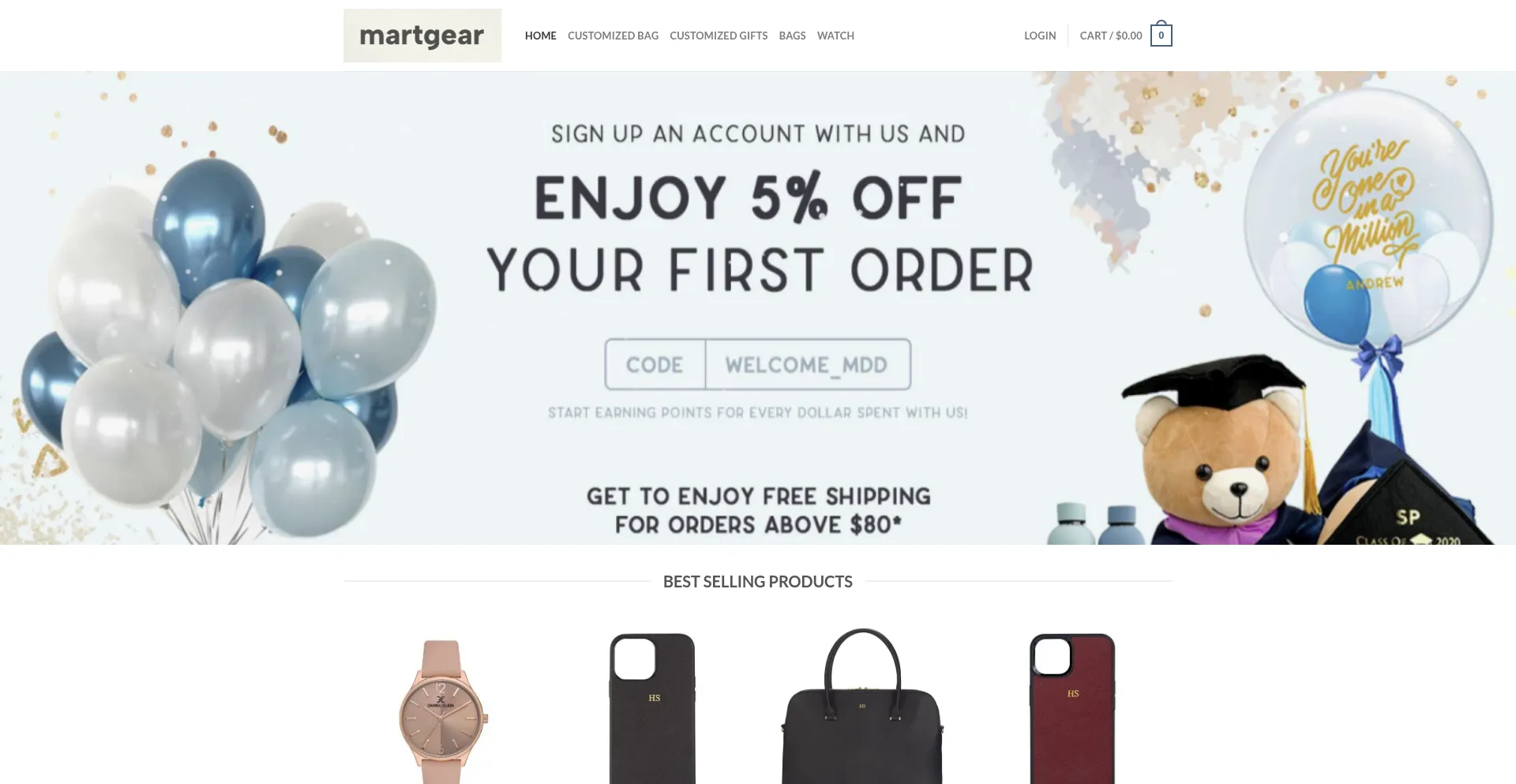 Martgear.com Screenshot