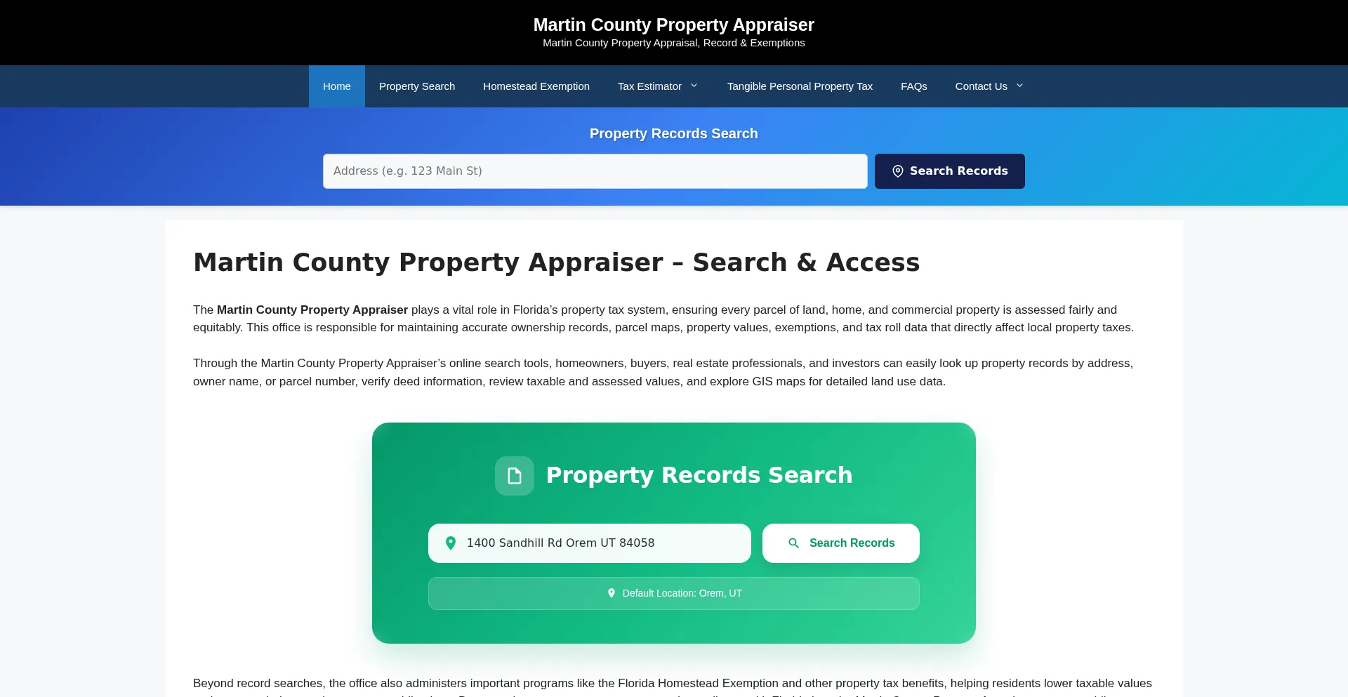 Martincountypropertyappraiser.org