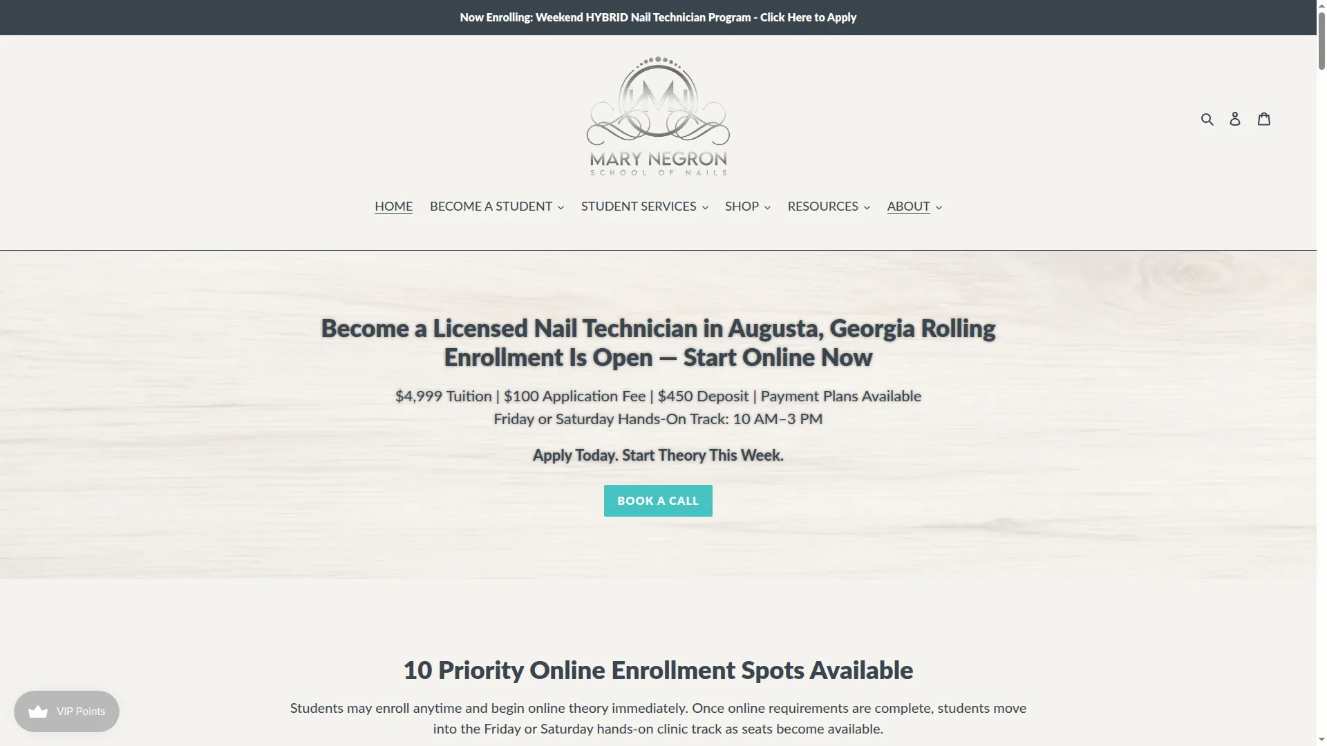 Marynegronschoolofnails.com