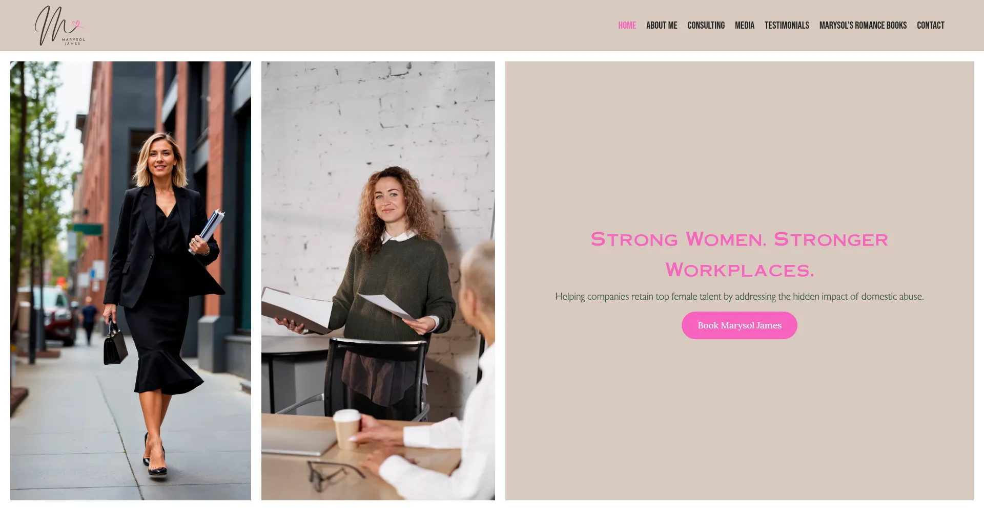 Marysoljamescoaching.com Screenshot
