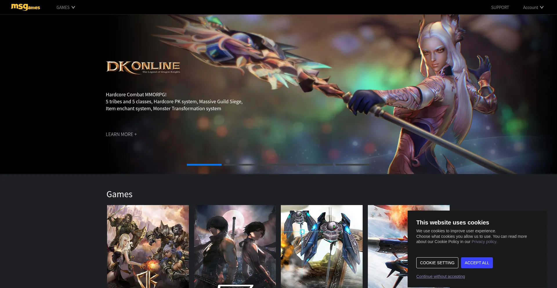 Masanggames.com Screenshot