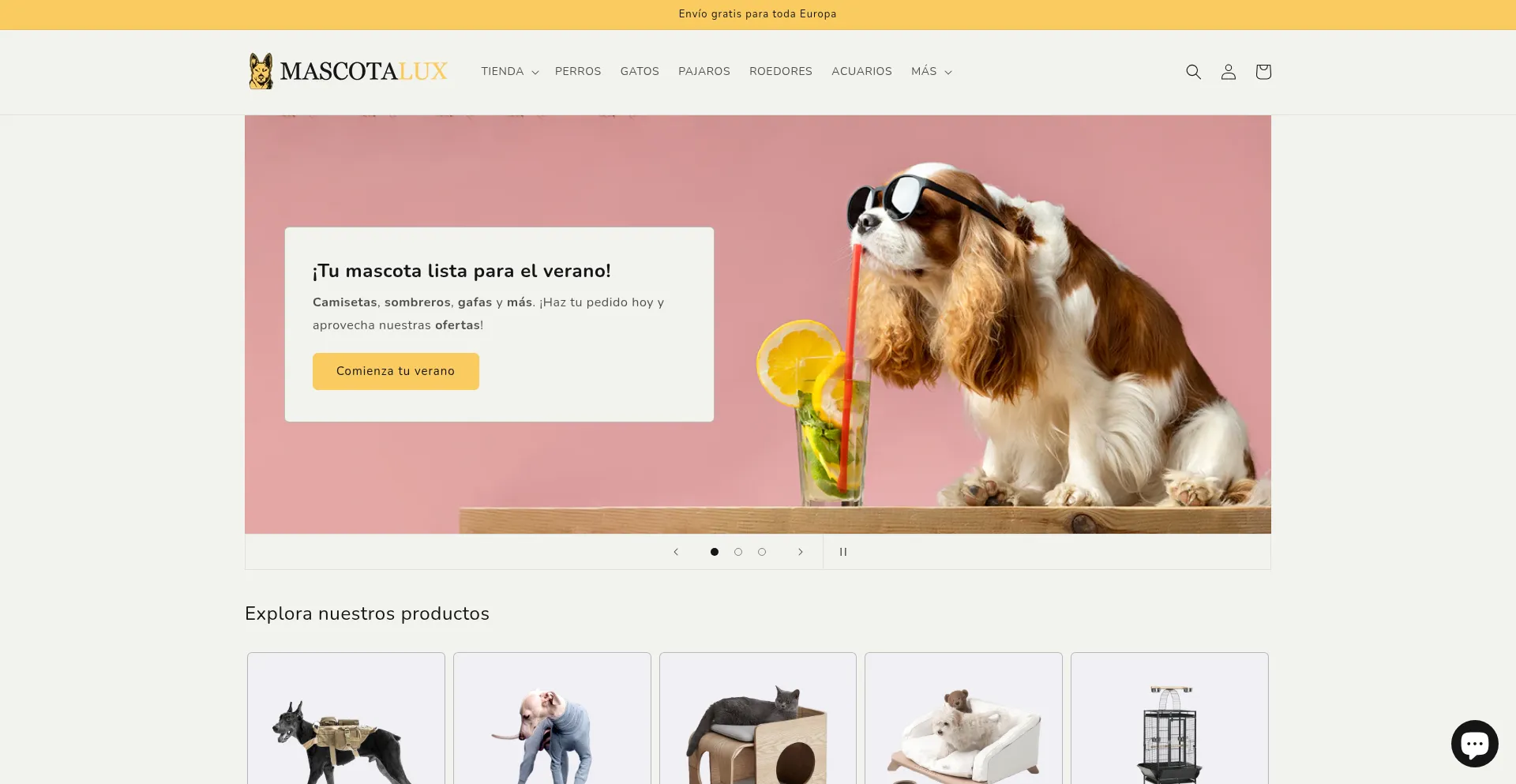 Mascotalux.com Screenshot