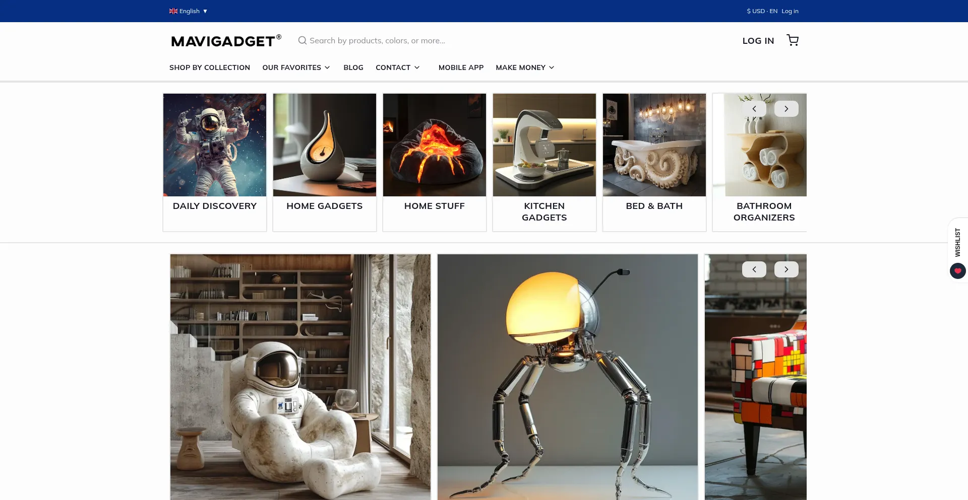 Mavigadget.com Screenshot