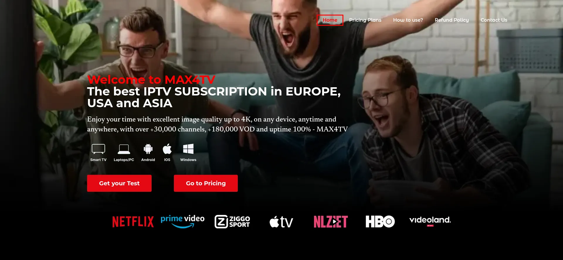 Max4tv.com Screenshot