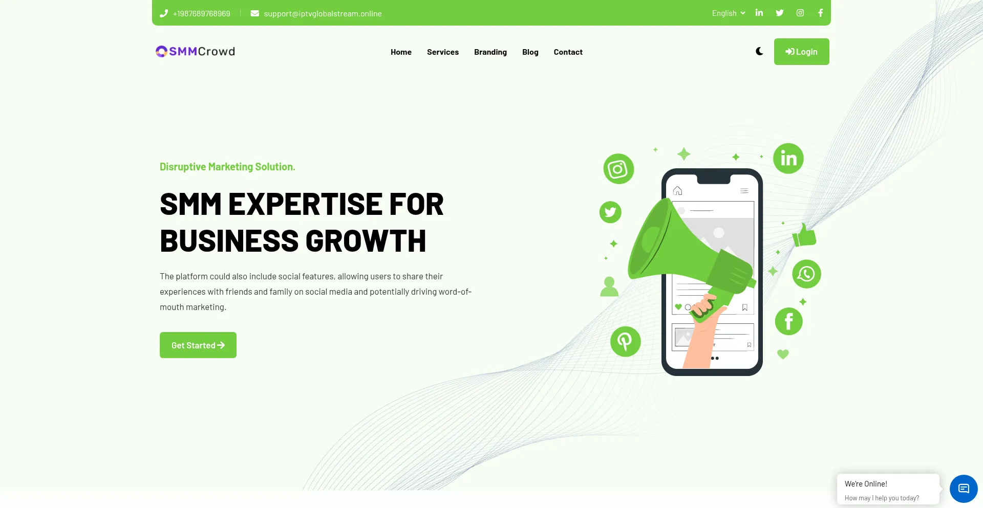 Website screenshot of Maxtradeoption.com