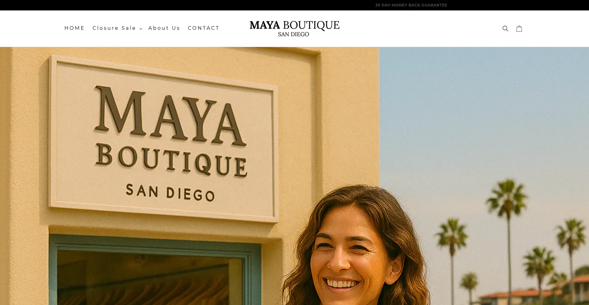 Mayaboutique-sandiego.com Screenshot