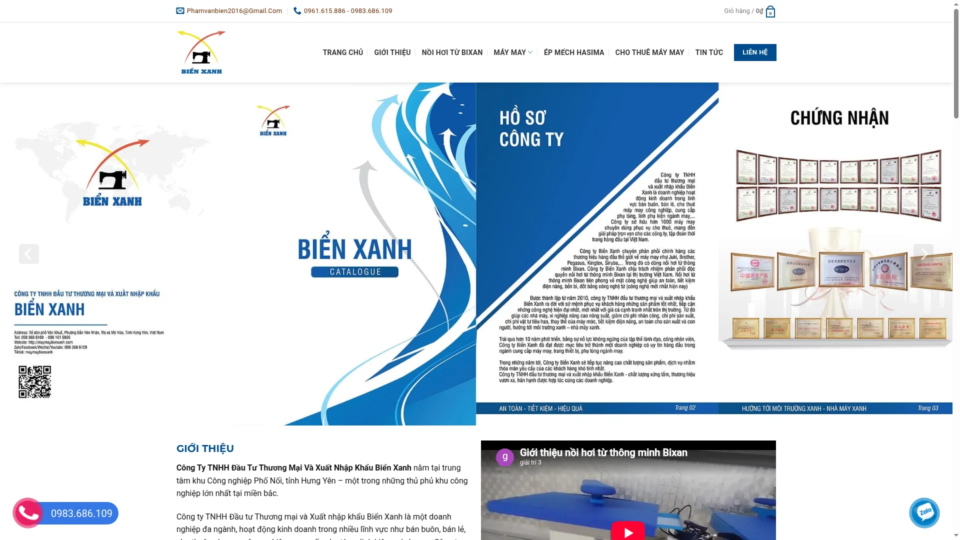 Maymaybienxanh.com