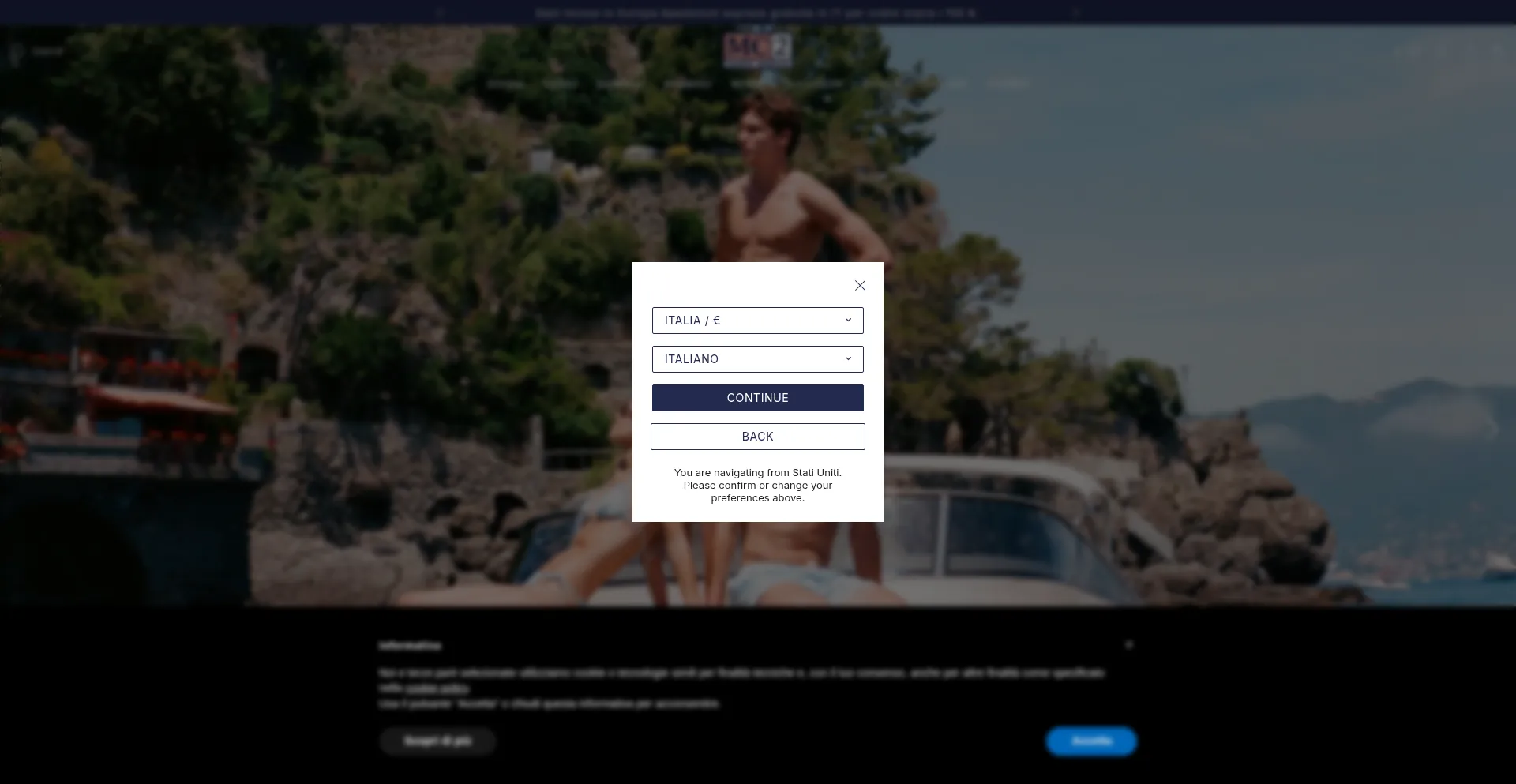 Website screenshot of Mc2saintbarth.com