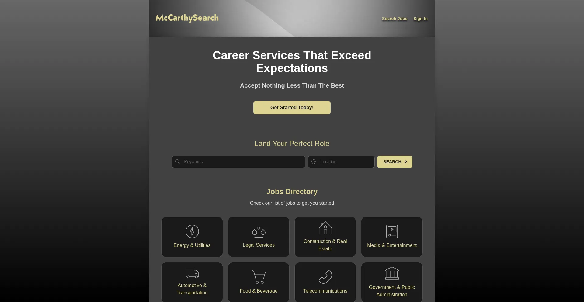 Mccarthysearch.com