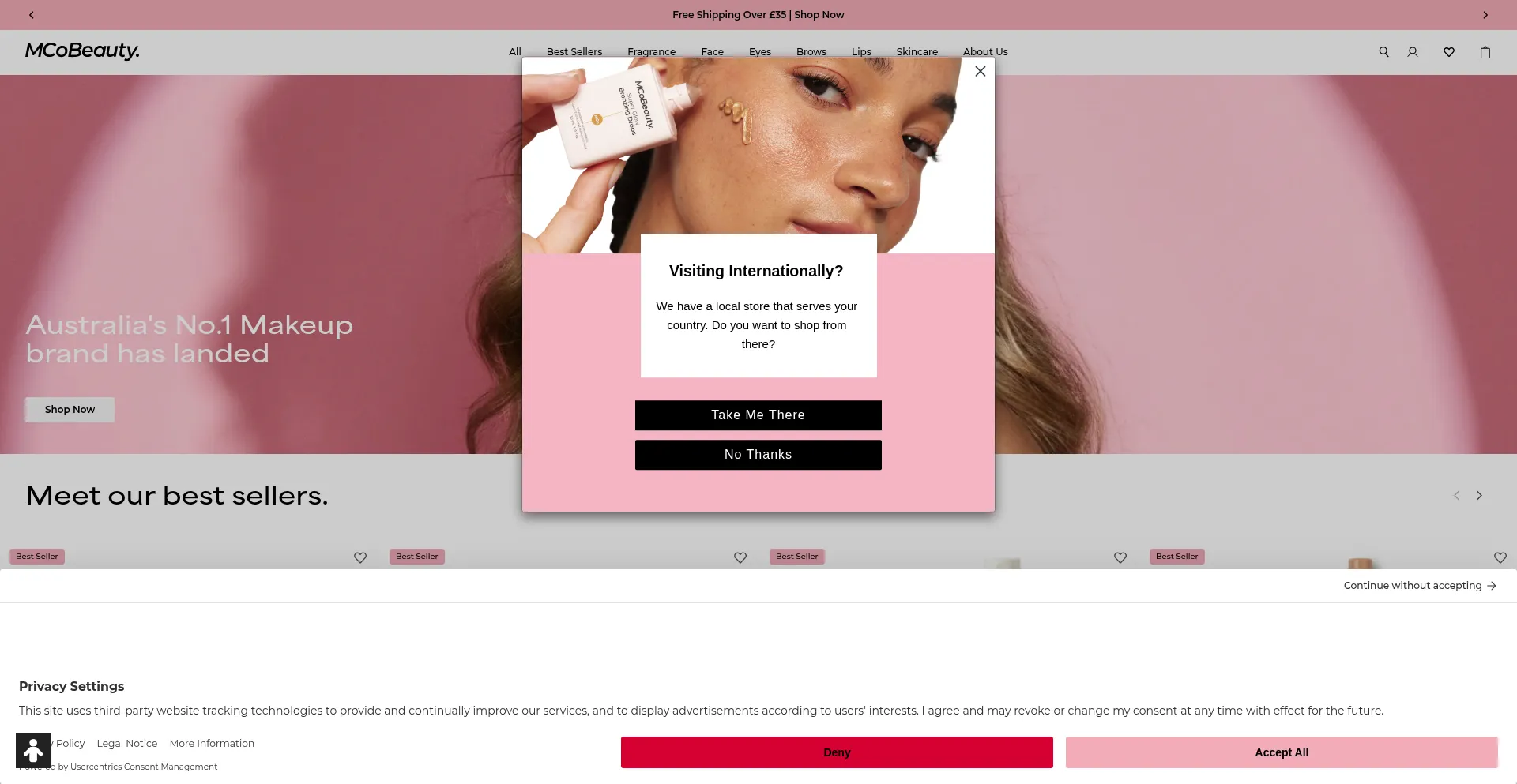 Mcobeauty.co.uk Screenshot