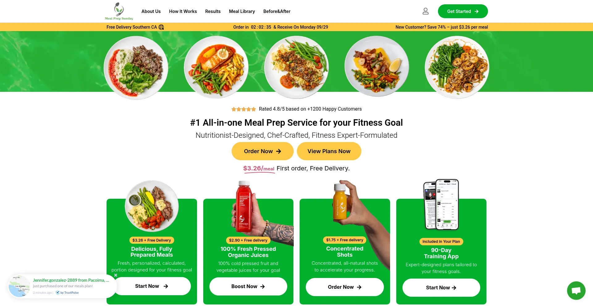 Mealprepsundayservice.com Screenshot