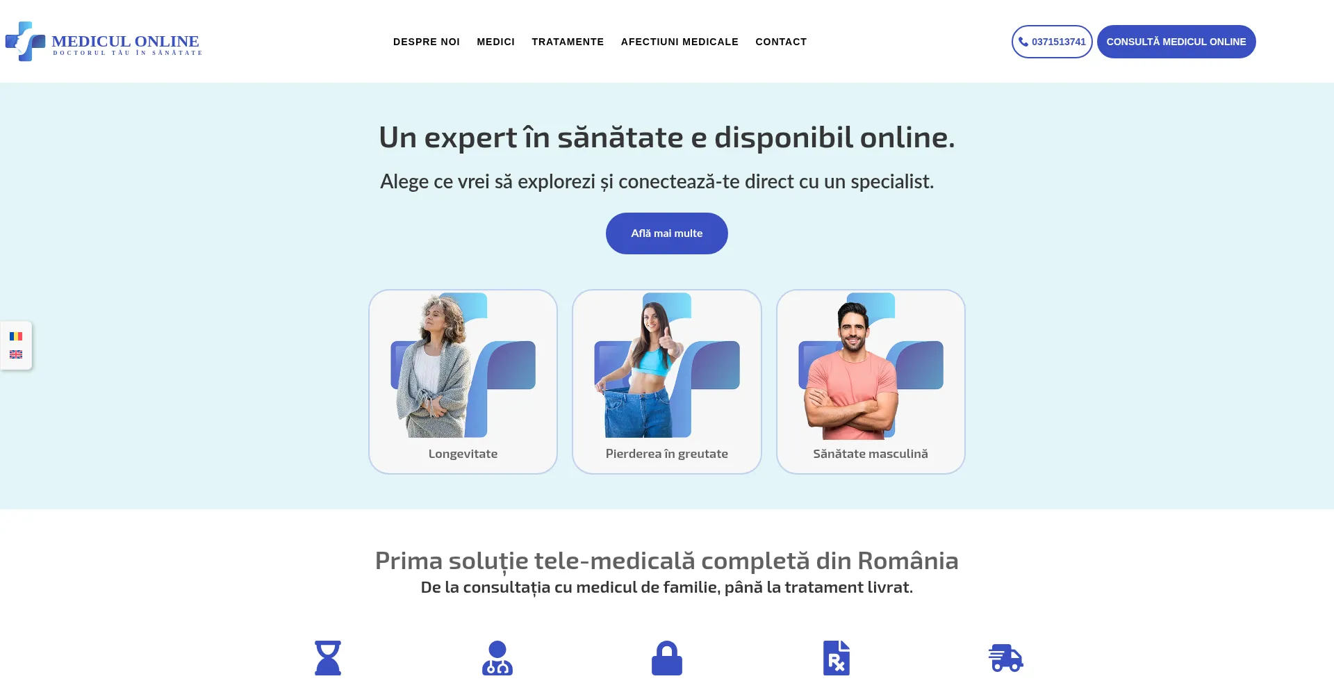 Mediculonline.ro Screenshot