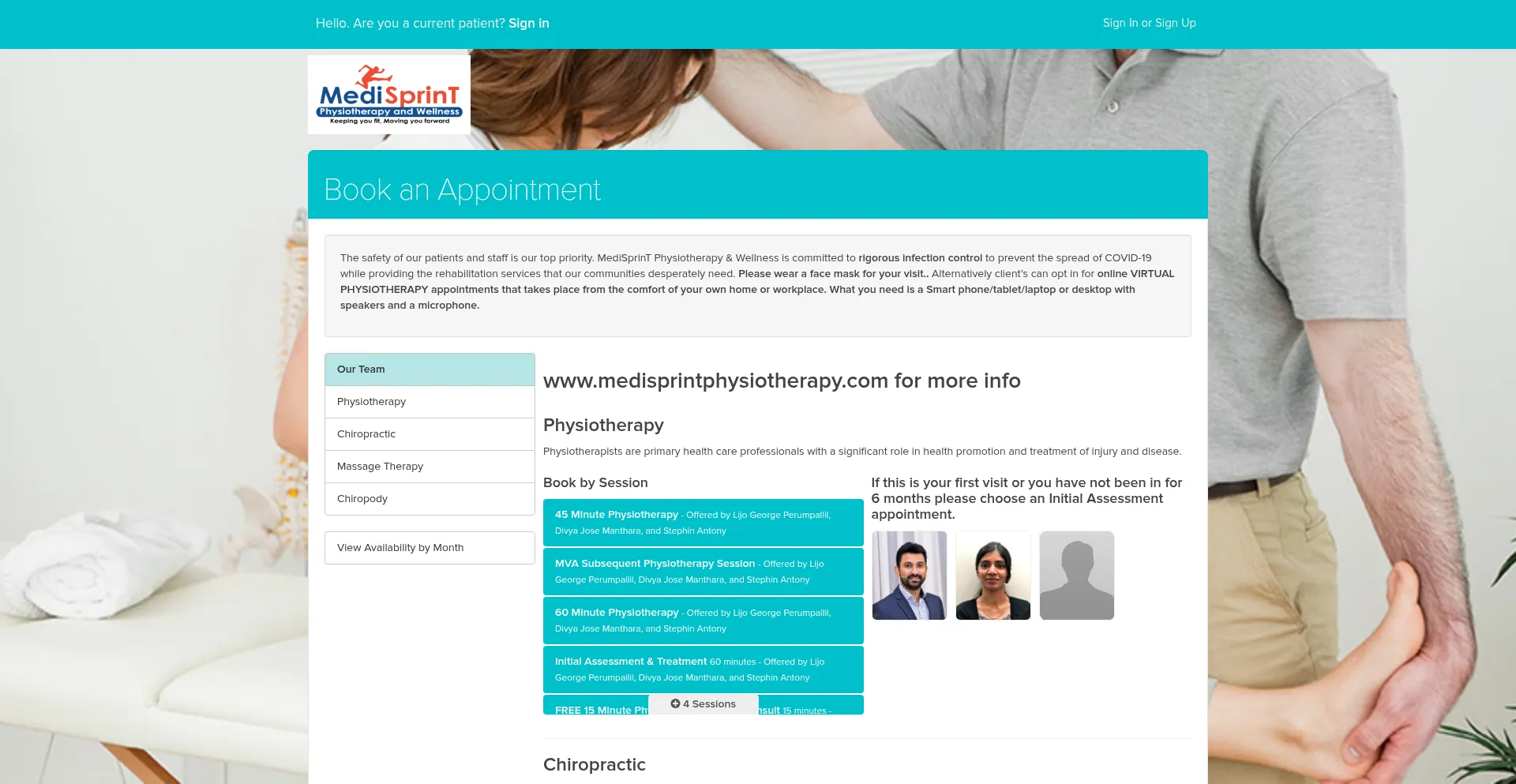 Medisprint.janeapp.com