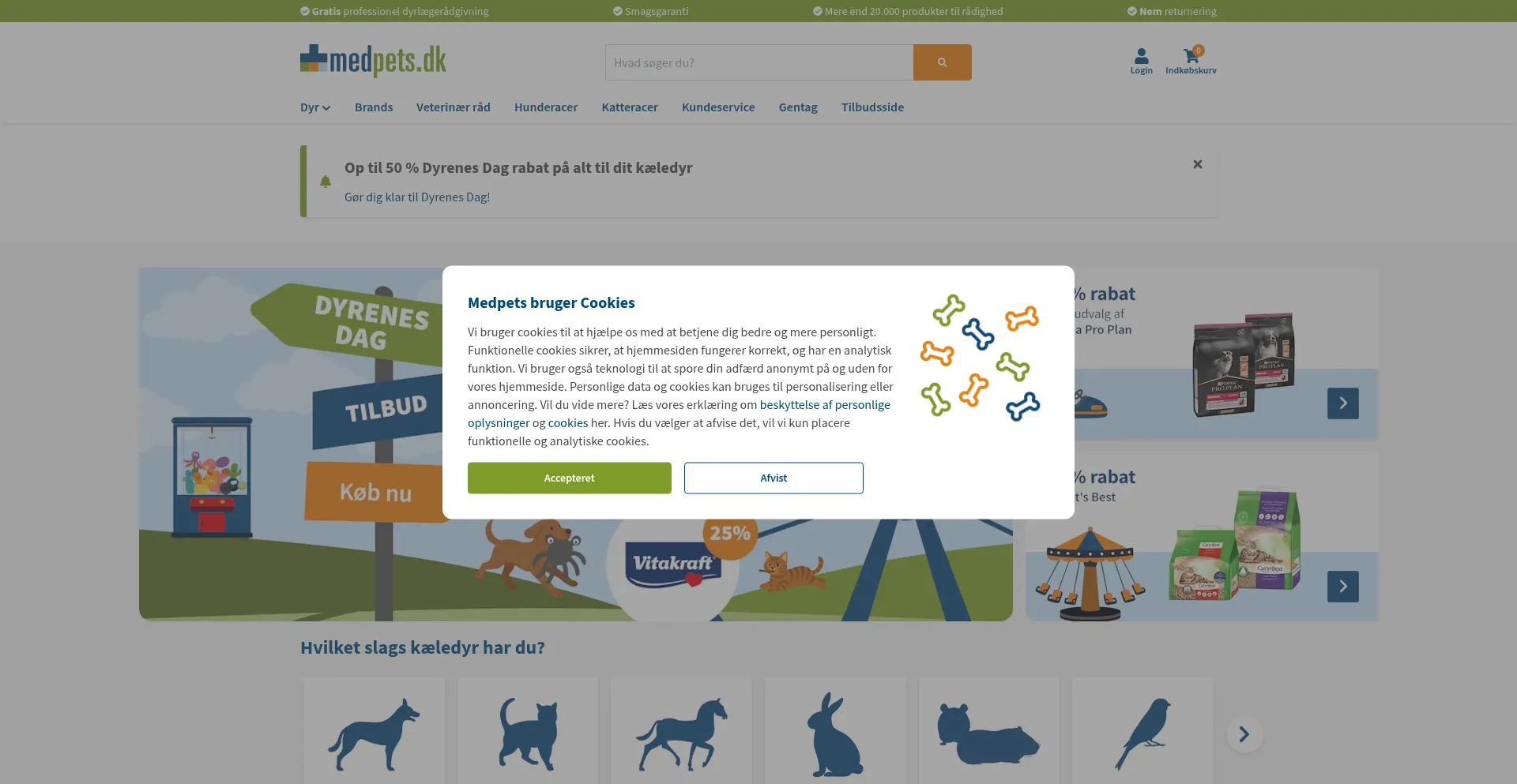 Medpets.dk Screenshot