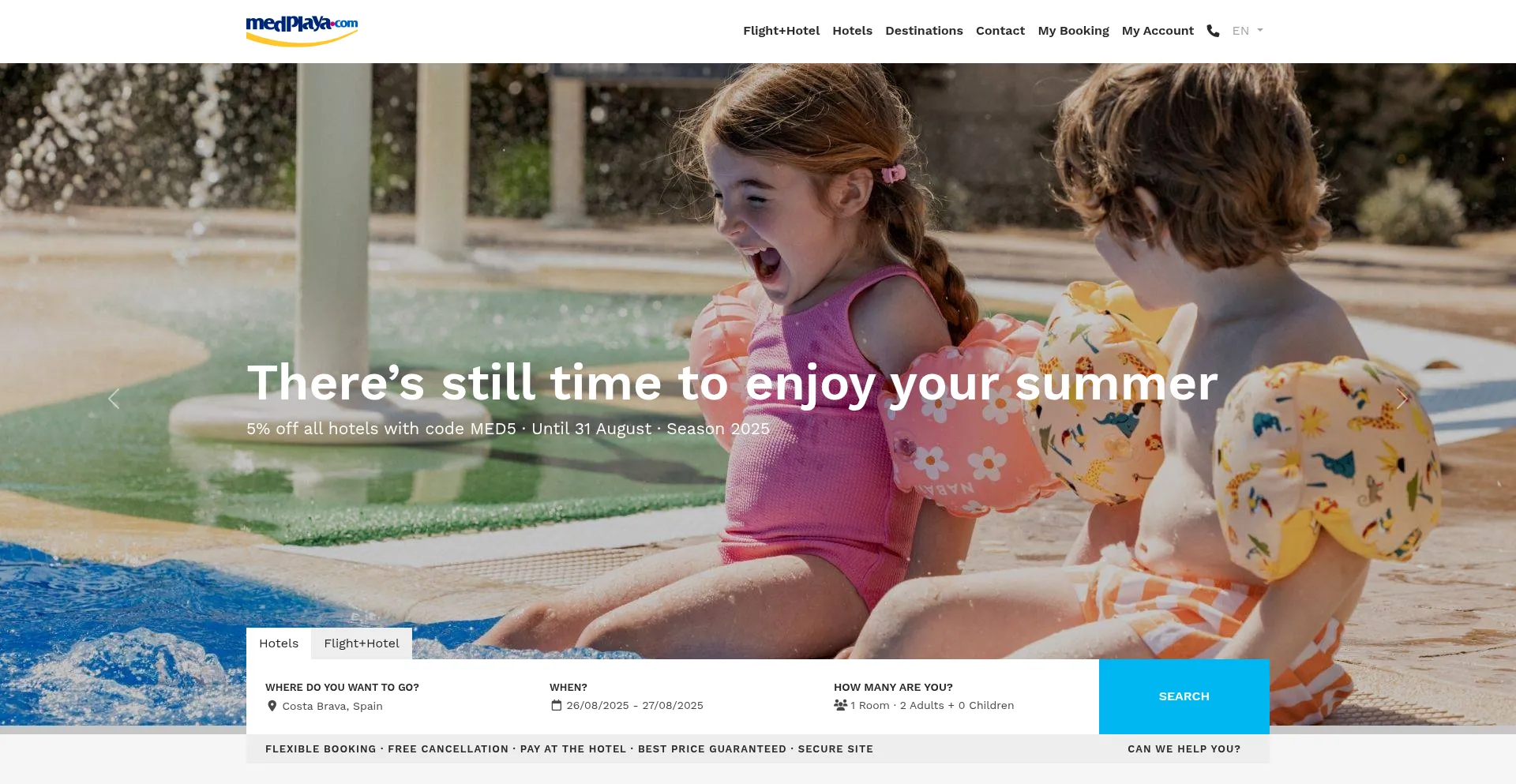 Website screenshot of Medplaya.com