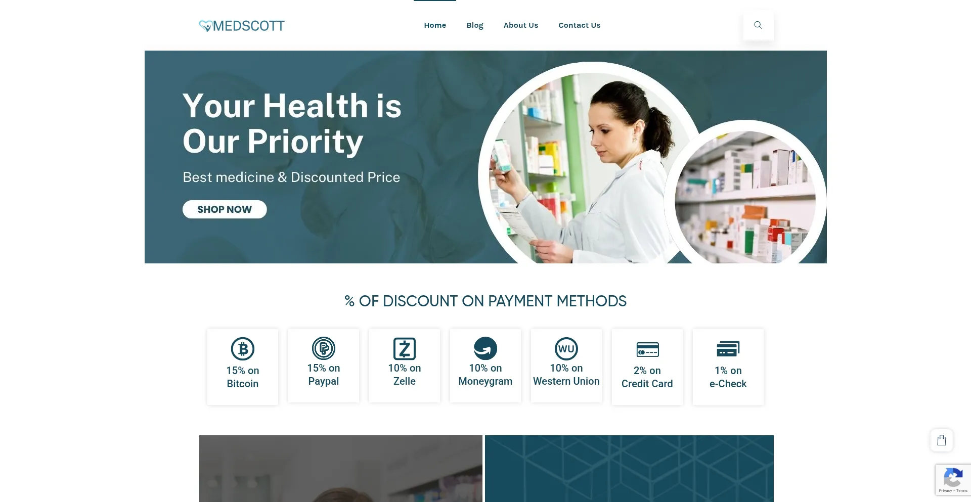 Medscott.com Screenshot