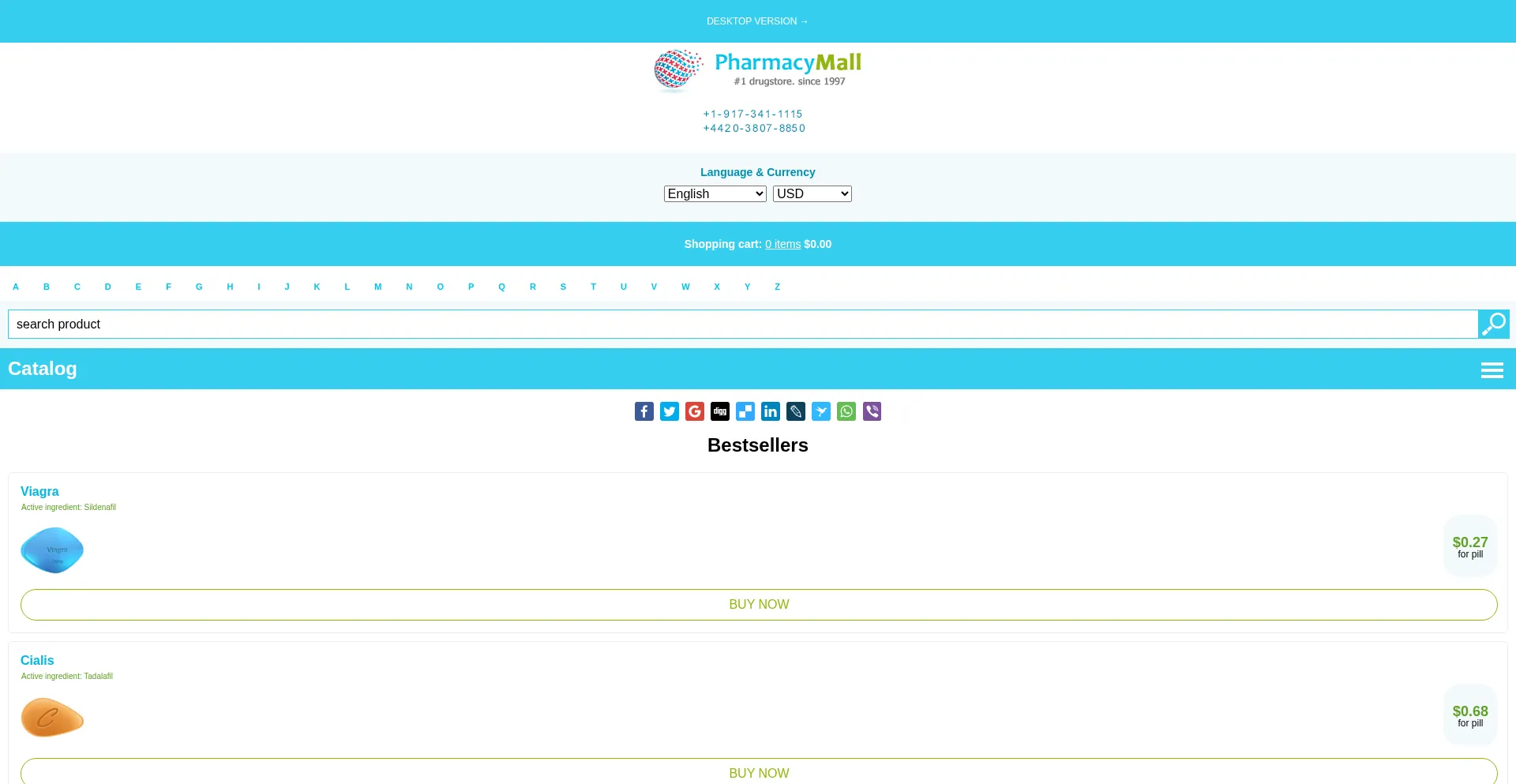 Website screenshot of Medsunited.net