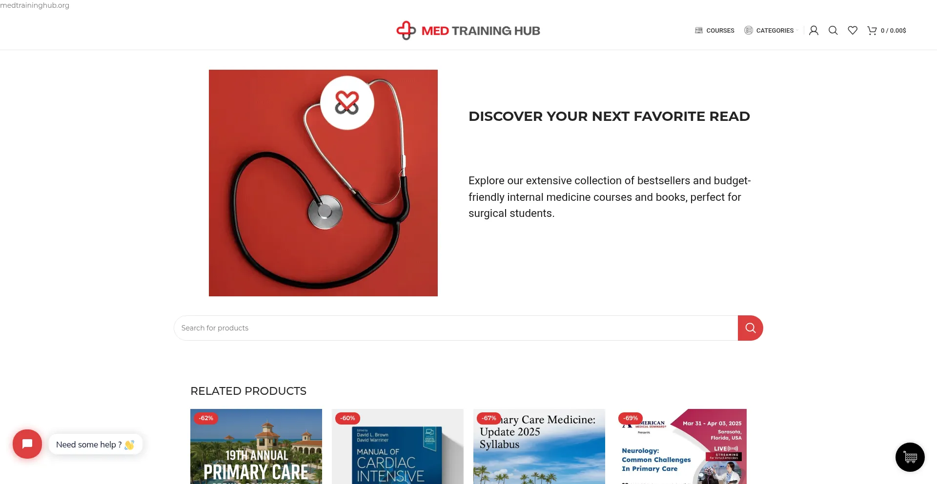 Medtraininghub.org Screenshot