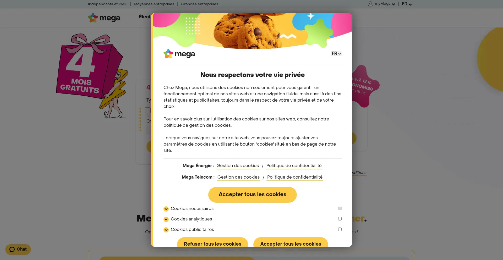 Mega.be Screenshot